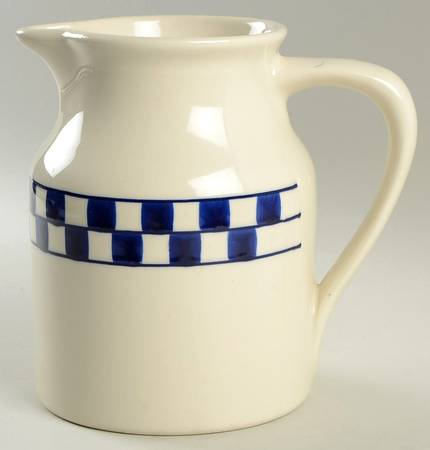 Blue Checks 68 Oz Pitcher
