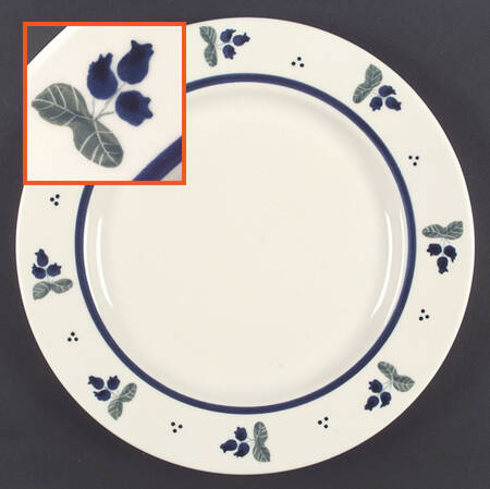 Blueberry (Blue Band) Dinner Plate