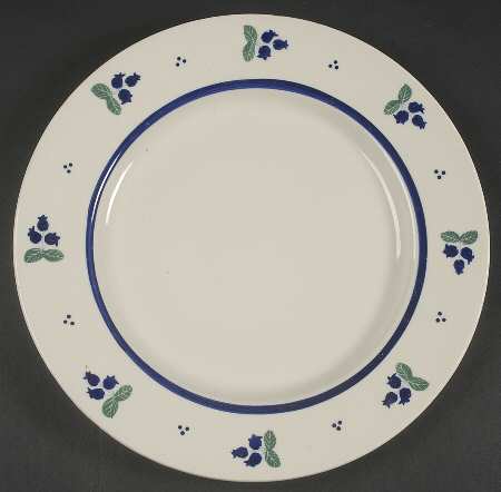 Blueberry (Blue Band) 12" Chop Plate (Round Platter)