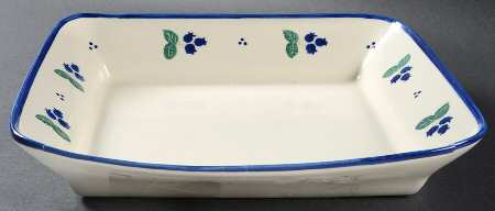 Blueberry (Blue Band) 12" Rectangular Baker