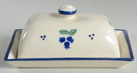 Blueberry (Blue Band) Rectangular Covered Butter