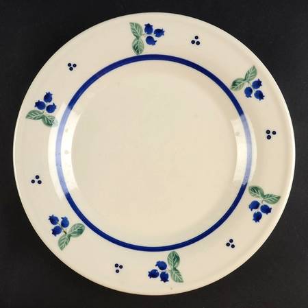 Blueberry (Blue Band) Dinner Plate