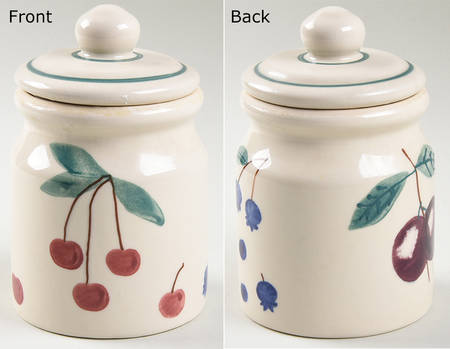 Fruit Salad Small Canister & Lid