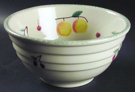 Fruit Salad 11" Ribbed Mixing Bowl