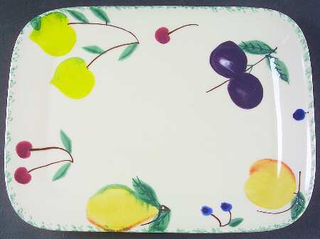 Fruit Salad 12" Rectangular Serving Platter