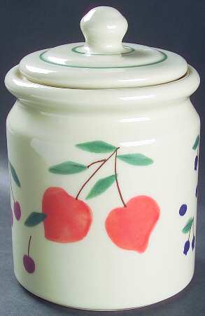 Fruit Salad Large Canister & Lid