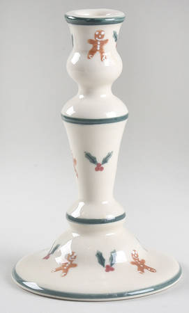 Gingerbread 8" Tall Candlestick