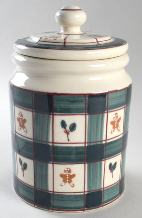 Gingerbread Extra Large Canister & Lid with Seal Ring