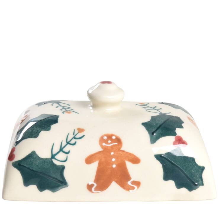 Gingerbread Lid for Rectangular Butter