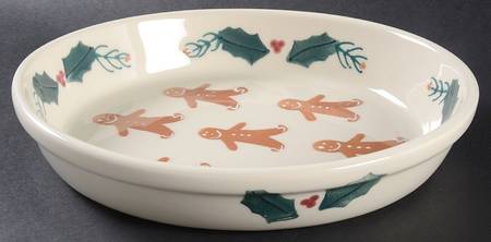 Gingerbread 9" Pie Baking Plate