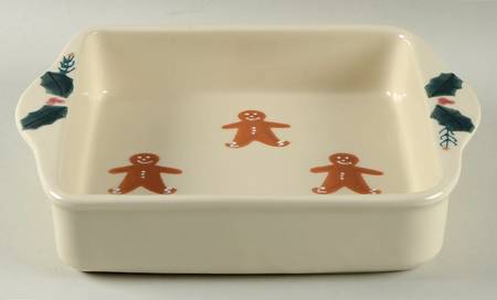 Gingerbread 10" Square Baker