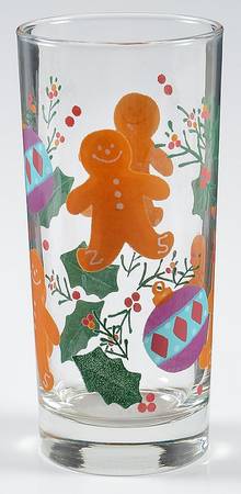 Gingerbread 10 Oz Glassware Tumbler