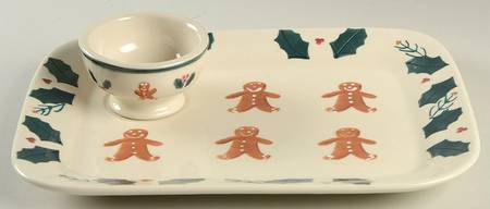 Gingerbread Chip/Dip Set (2 Piece)