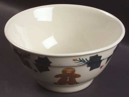 Gingerbread 7" Ribbed Mixing Bowl by Hartstone