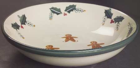 Gingerbread 13" Pasta Serving Bowl