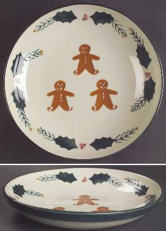 Gingerbread 9" Individual Pasta Bowl