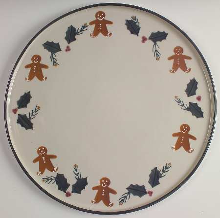 Gingerbread 15" Pizza Tray