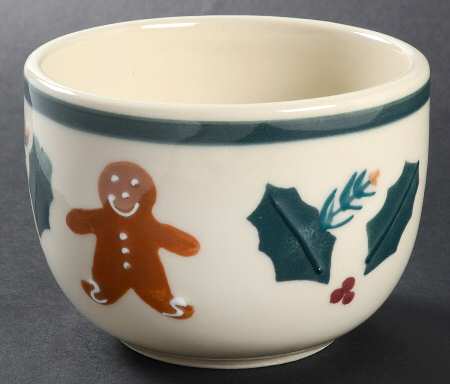 Gingerbread 4" Jumbo Bowl