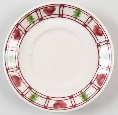 Hearts & Trees Saucer for Flat Cup
