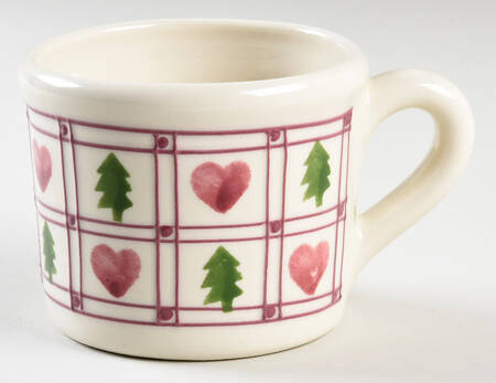 Hearts & Trees Flat Cup