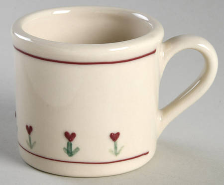 Provincial Posy Flat Cup