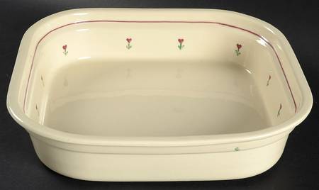 Provincial Posy 12" Square Baker