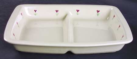 Provincial Posy Divided Hors d'Oevre Dish
