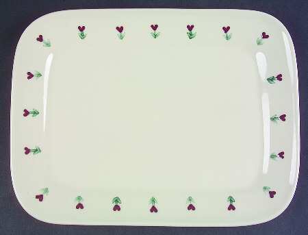 Provincial Posy 12" Rectangular Serving Platter