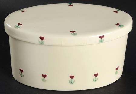 Provincial Posy 8" Oval Box with Lid