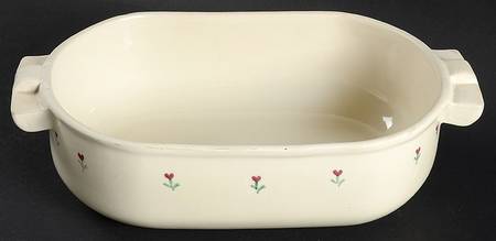 Provincial Posy 13" Oval Baker