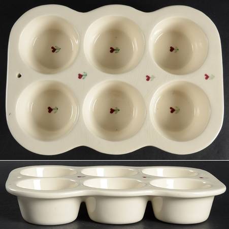 Provincial Posy Muffin Pan (Holds 6 Muffins)