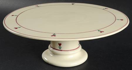 Provincial Posy 10" Diameter Pedestal Cake Stand