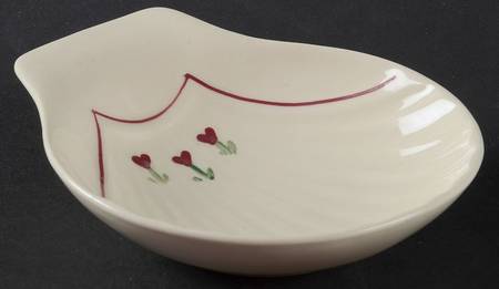 Provincial Posy Spoon Rest/Holder (Holds 1 Spoon)
