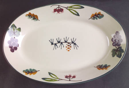 Woodland 12" Oval Steak Platter by Hartstone