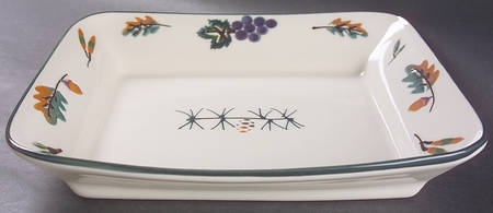 Woodland 12" Square Vegetable Bowl