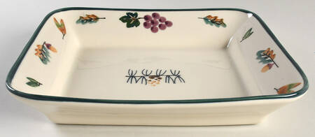 Woodland 12" Rectangular Vegetable Bowl