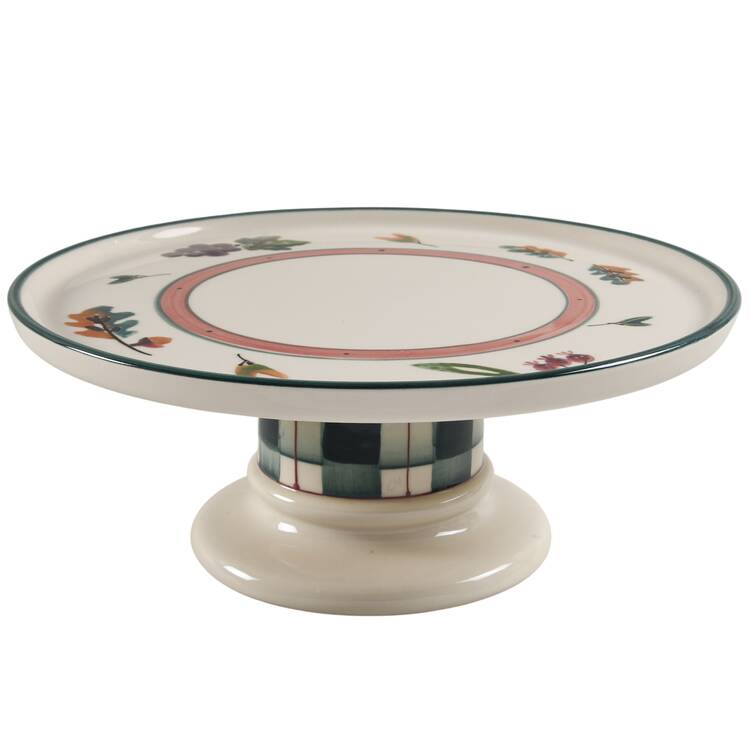 Woodland Footed Cake Plate