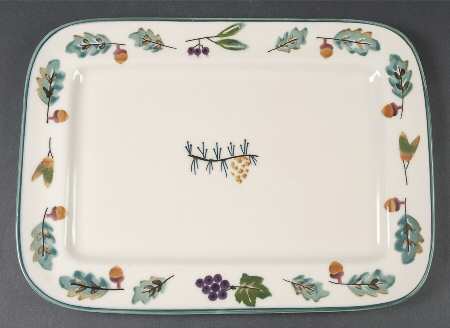 Woodland 16" Rectangular Serving Platter by Hartstone