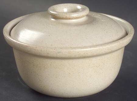 Antique White (Coupe) Individual Casserole & Lid