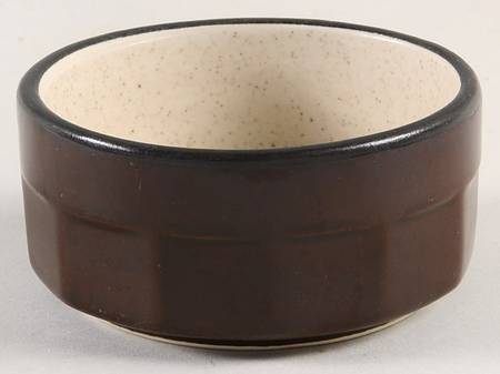Brown & White (Rim) Ramekin