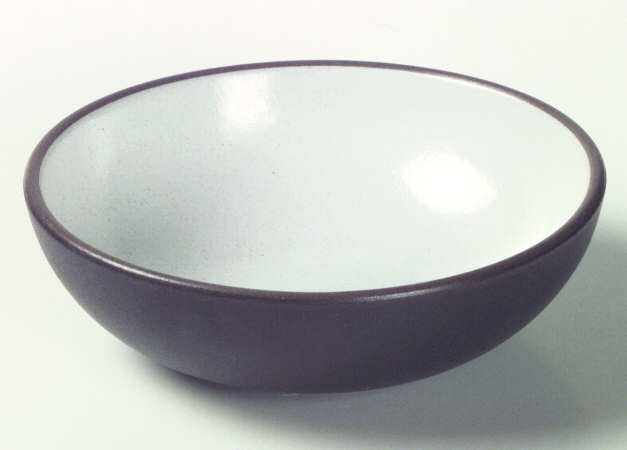 Brown & White (Coupe) Fruit/Dessert (Sauce) Bowl