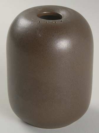 Brown & White (Coupe) Large Salt Shaker No Top Cork Stopper