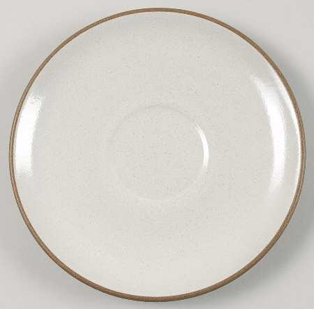 Brown & White (Coupe) Saucer