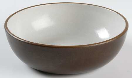 Brown & White (Coupe) Coupe Cereal Bowl