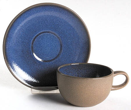 Moonstone (Coupe) Flat Cup & Saucer Set