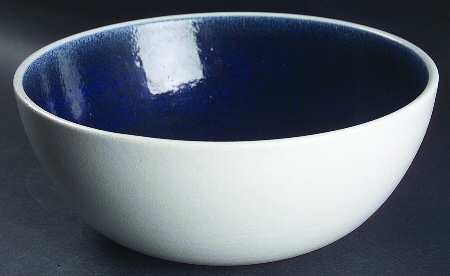 Opal Blue (Coupe Shape) 8" Round Vegetable Bowl