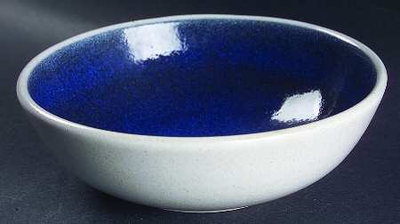 Opal Blue (Coupe Shape) Fruit/Dessert (Sauce) Bowl