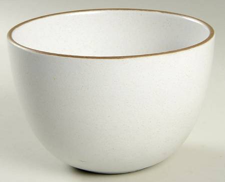 Opaque White (Coupe Shape) 6" Round Vegetable Bowl