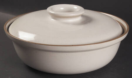 Opaque White (Coupe Shape) 1 Qt Round Covered Casserole