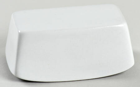 Opaque White (Coupe Shape) Lid for Covered Butter (Uses Bread & Butter Plate)